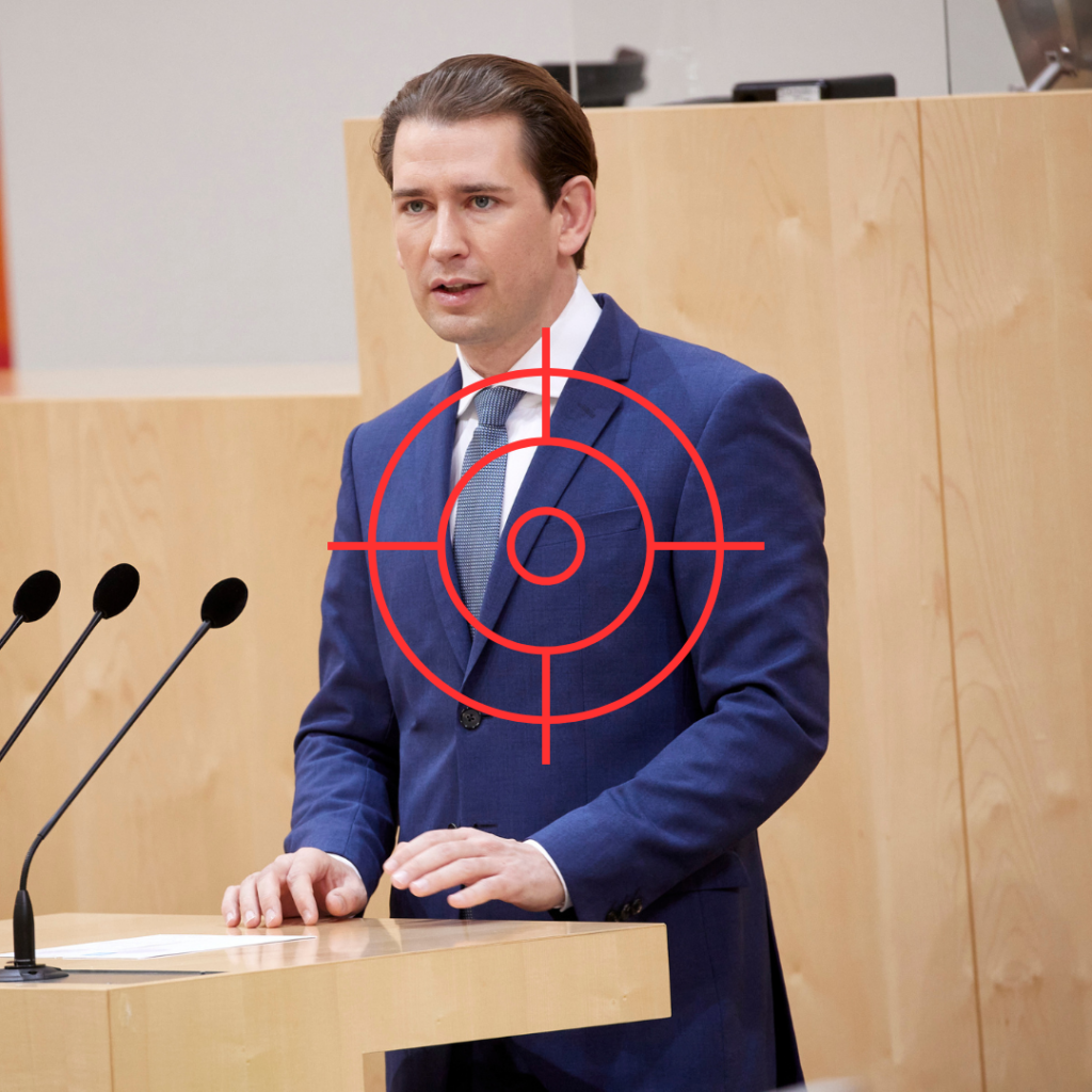 Sebastian Kurz im Parlament 2021