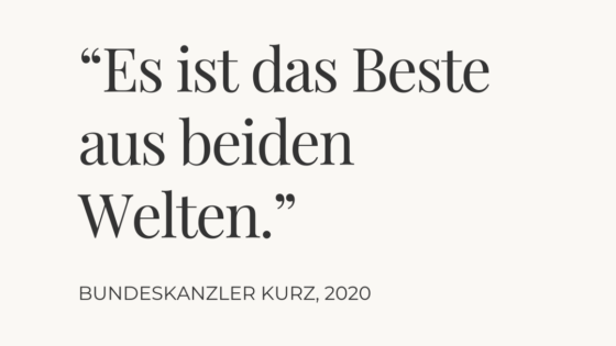 Türkis-Grün in Zitaten: Es ist das Beste aus beiden Welten