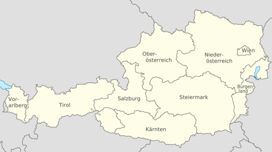 Die neun Länder von Österreich