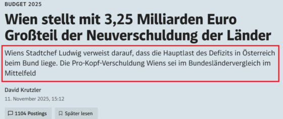 Wien Artikel Neuverschuldung