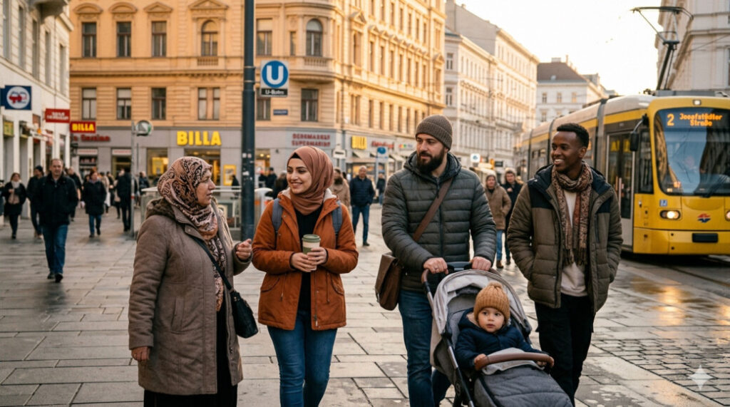 Zuwanderer in Österreich